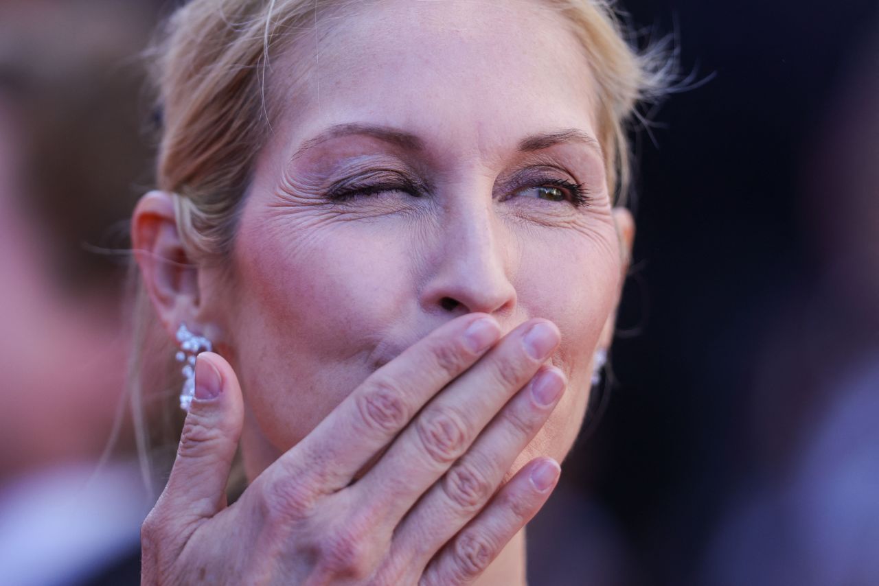 Kelly Rutherford at Kinds Of Kindness Premiere 2024 Cannes Film Festival09